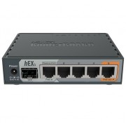 MikroTik hEX S пяти портовый маршрутизатор Gigabit Ethernet SFP модуль  MicroSD слот 880 Мгц 256 ОЗУ