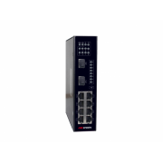 Коммутатор неуправляемый индустриальный Hikvision DS-3T0310P 8 портов Base-T 100 Мбит/с и 2 порта Base-X 1000 Мбит/с