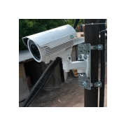 Монтажные работы камеры видеонаблюдения с протяжкой кабеля более 70 метров (ВЫСОТНЫЕ)