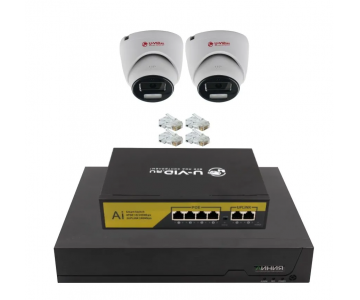 Комплект IP видеонаблюдения 2 штуки для пунктов выдачи