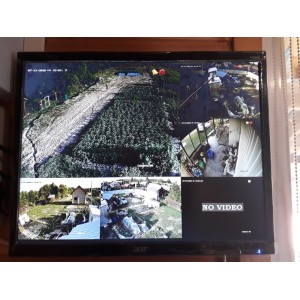 Установка и монтаж системы видеонаблюдения для частного дома (г.Егорьевск)