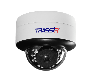 IP-камера TRASSIR TR-D3121IR2 v6 (B) 2.8 с ИК-подсветкой и микрофоном купольная