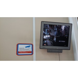 Установка видеонаблюдения в магазине кухонной мебели (г.Егорьевск)