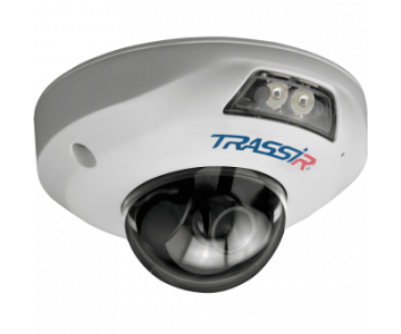 IP-камера TRASSIR TR-D4121IR1 v6 3.6 с ИК-подсветкой и микрофоном купольная