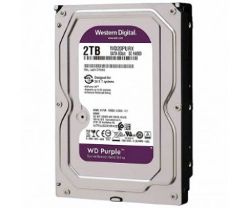 Жесткий диск SATA-3 2TB WD Purple 5400rpm WD20PURX